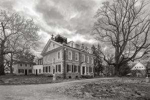 House, kitchen, and colonnade