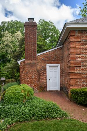 Detail of vestry room