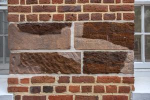 Graffiti on Choptank sandstone band in area