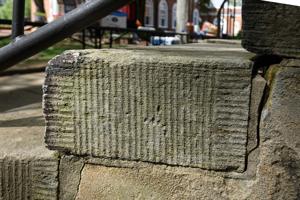 Detail of rear porch, 1810s