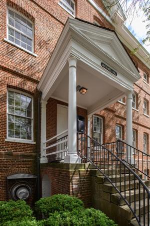 Detail of rear porch, 1810s