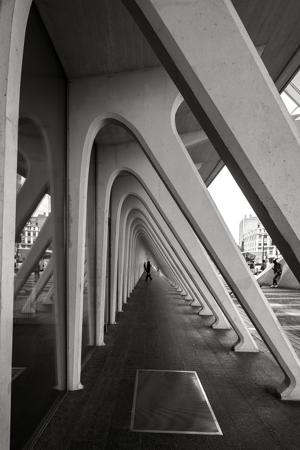 Station designed by Spanish architect, Santiago Calatrava and op