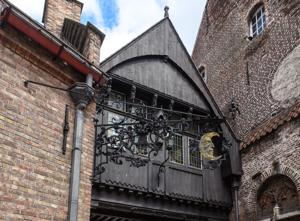 Wrought-iron sign