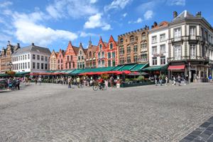 Buildings overlooking square