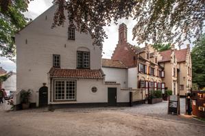 Restored historic buildings off canal