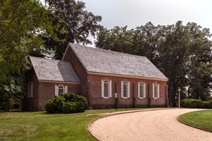 North elevation, built 1717–21, renovated in 1854, and restore