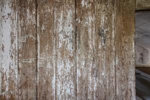 Burned marks on attic paneling