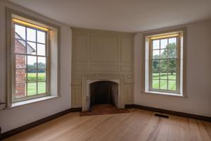 Recreated woodwork in first-floor chamber