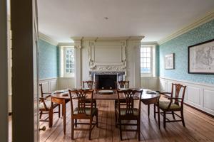 Dining room as remodeled in 1769