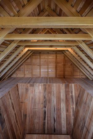 Interior of reconstructed ice house