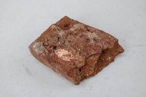 Bricks recovered cfrom ca. 1812 foundations of front porch with 