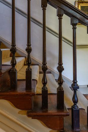 Detail of stair balusters