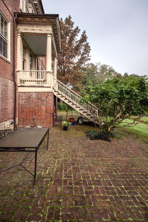 Garden-side porch