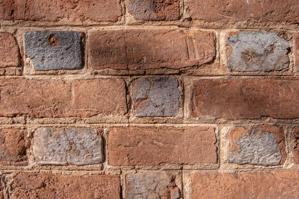 Brick detail, chapel wing, 1729-32