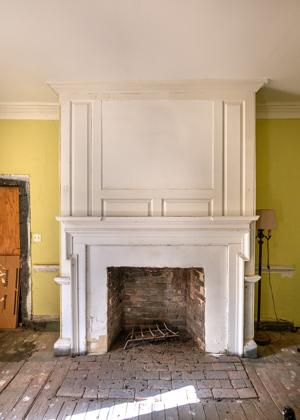 Original mantel in parlor; ca. 1780