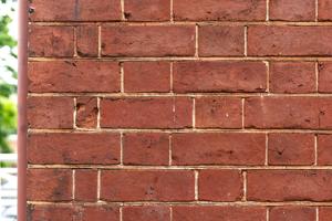 Oil-stock brick, ruled joints, red wash on front; 1820-22