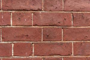 Oil-stock brick, some faces rubbed; ruled joints, red wash on fr