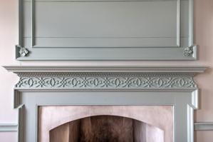 Drawing room mantel as created in 1769