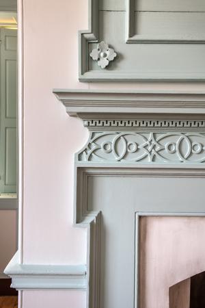 Drawing room mantel as created in 1769