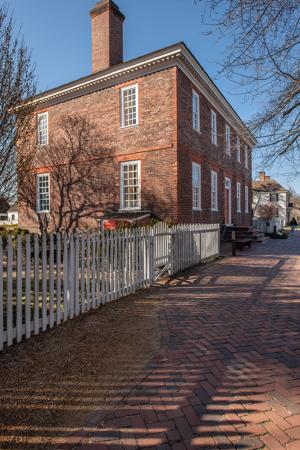 Front and gable elevations, 1752-54