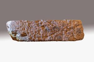 Locally made brick for wall construction, collected archaeologic