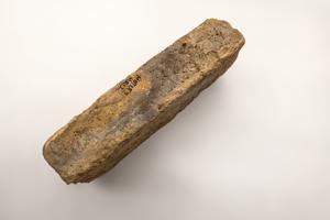 Dutch yellow brick from a firebox; 1672
