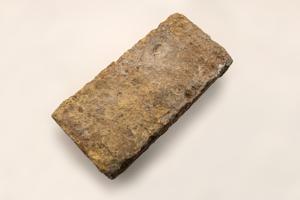 Dutch yellow brick from a firebox; 1672