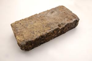 Dutch yellow brick from a firebox; 1672