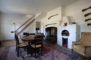Kitchen hearth and Scotch ovenl 1765; heavily restored 1950s