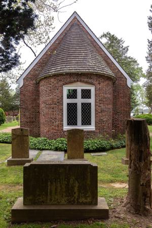 East gable and apse, ca. 1725