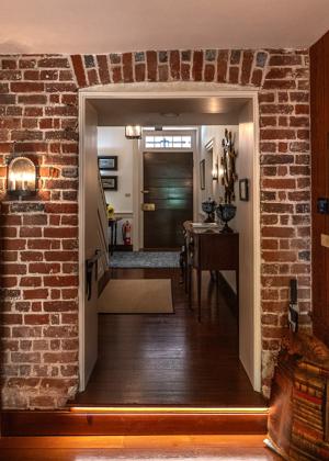 Rear doorway of main house, 1730s