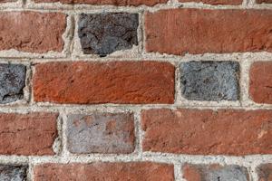 Glazed header Flemish bond, ca. 1735