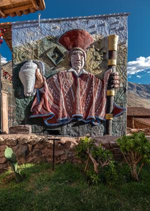 Three-D mural in town