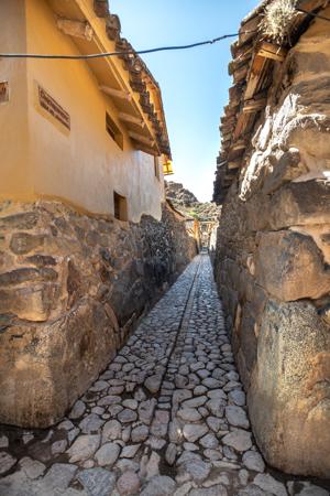 Alleway in village