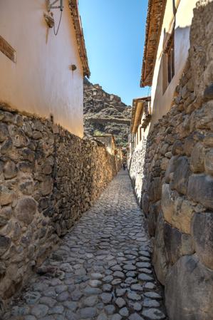 Alleway in village