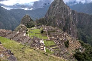 View of the Inca ruins, ca. 1438-71