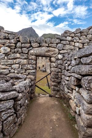 View of the Inca ruins, ca. 1438-71
