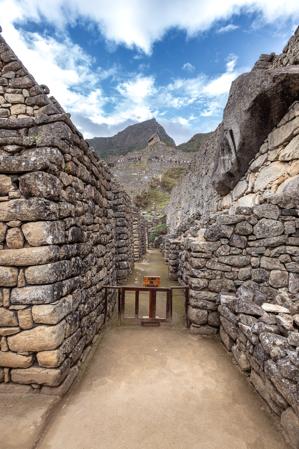 View of the Inca ruins, ca. 1438-71