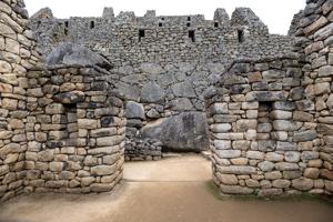 View of the Inca ruins, ca. 1438-71