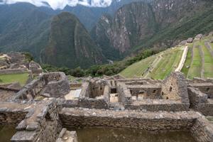 View of the Inca ruins, ca. 1438-71