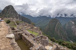 View of the Inca ruins, ca. 1438-71