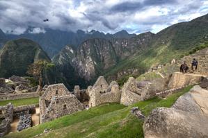 View of the Inca ruins, ca. 1438-71