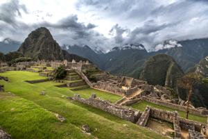 View of the Inca ruins, ca. 1438-71