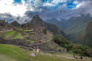 View of the Inca ruins, ca. 1438-71