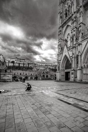 Plaza in front of basilica; designed by Emilio Tarlier; built 18