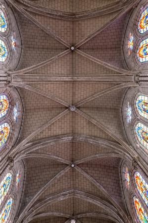 Ceiling of the nave; designed by Emilio Tarlier; built 1892-1909