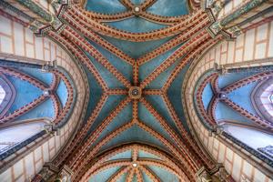 Vault in nave ceiling; esigned by Emilio Tarlier; built 1892-190