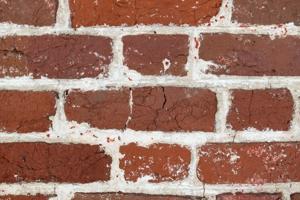 Brick and shell-lime mortar detail, front facade, 1792