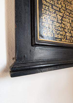 18th century tablet seemingly altered in the 19th century