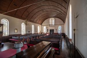 Interior view showing 1840s and 1880s alterations